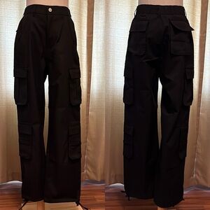 Black Cargo Pants Womens Medium